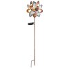 Globo ROSALI roos bloemvormige solar tuinspies LED antiek voor tuinpad