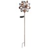Globo ROSALI roos bloemvormige solar tuinspies LED antiek voor tuinpad