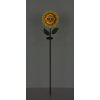 Globo CORALIE solar tuinspies zonnebloem LED 6 W 3000 K modern voor tuin en gazon
