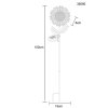 Globo CORALIE solar tuinspies zonnebloem LED 6 W 3000 K modern voor tuin en gazon
