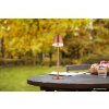 Globo VANNIESO solar tafellamp voor buiten LED met conische kap 41 cm