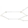 Globo Honeycomb LED zeskantige plafondlamp 11400 Lumen 4000 Kelvin modern design