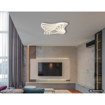 Globo Octavio LED plafondlamp met afstandsbediening, 42 Watt, 5250 lumen, 2700-6000 Kelvin