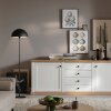 SCHÖNER WOHNEN-Kollektion ALI E27 vloerlamp moderne halfronde leeslamp 155 cm
