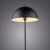 SCHÖNER WOHNEN-Kollektion ALI E27 vloerlamp moderne halfronde leeslamp 155 cm