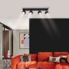 SCHÖNER WOHNEN-Kollektion KULU LED 4-lichts plafondspot draaibaar zwenkbaar