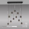 Schöner Wohnen-Kollektion LINI LED-pendellamp in globe-design 114 cm 11-lichts