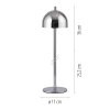 SCHÖNER WOHNEN-Kollektion BELLIS LED halfronde tafellamp 3000 Kelvin, 290 Lumen, 2,5 Watt