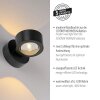 SCHÖNER WOHNEN-Kollektion CHIA Up & Down wandlamp LED voor slaapkamer en woonkamer