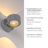 SCHÖNER WOHNEN-Kollektion CHIA LED wandlamp up-down modern voor binnen compact