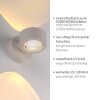 SCHÖNER WOHNEN-Kollektion CHIA LED wandlamp up- & downlight in modern design