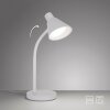 Leuchten Direkt witte LED bureaulamp PIXIE, verstelbaar, 3000 Kelvin warmwit