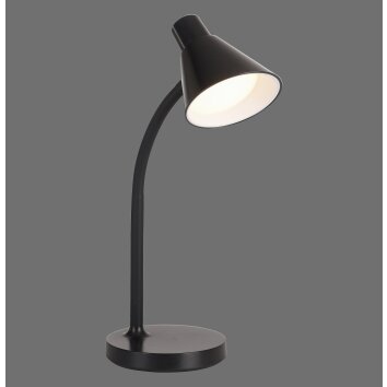 Leuchten Direkt LED-tafellamp PIXIE met gebogen arm, verstelbaar, 3000 Kelvin warmwit