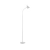 Leuchten Direkt witte LED staande lamp PIXIE, gebogen verstelbare arm, 3000 Kelvin warmwit