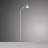 Leuchten Direkt witte LED staande lamp PIXIE, gebogen verstelbare arm, 3000 Kelvin warmwit