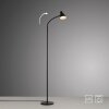 Leuchten Direkt LED vloerlamp PIXIE met gebogen, verstelbare arm, 3000 Kelvin warmwit