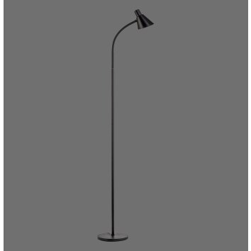 Leuchten Direkt LED vloerlamp PIXIE met gebogen, verstelbare arm, 3000 Kelvin warmwit
