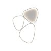 Leuchten Direkt LED-plafondlamp PEBBLES met lichtlussen en geheugenfunctie, wit