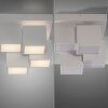 Leuchten Direkt witte LED plafondlamp TETRIS met blokvorm, 3000 kelvin warmwit