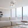 Leuchten Direkt witte LED plafondlamp TETRIS met blokvorm, 3000 kelvin warmwit