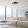 Leuchten Direkt LED-plafondlamp KORSA, geheugenfunctie, 3000 Kelvin warmwit, ronde ring
