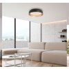 Leuchten Direkt LED-plafondlamp OSKO, afstandsbediening, lichtkleur instelbaar 3000 Kelvin