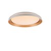 Leuchten Direkt ronde LED plafondlamp SATI, in messing, 3000 Kelvin warmwit, memoryfunctie