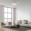 Leuchten Direkt LED-plafondventilator KOPTA, instelbare lichtkleur 3000-6000 Kelvin