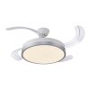 Leuchten Direkt LED-plafondventilator KOPTA, instelbare lichtkleur 3000-6000 Kelvin