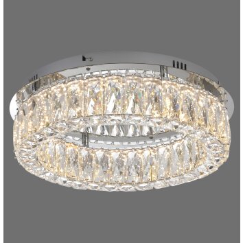 Leuchten Direkt LED plafondlamp KULUNKA met ronde opbouw, 3000 Kelvin warmwit