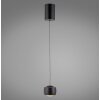 Leuchten Direkt LED hanglamp BALLINI, bolkap, verstelbaar, zwart, 3000 Kelvin warmwit