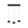 Leuchten Direkt LED-hanglamp BALLINI, zwarte bolkappen, 3000 Kelvin warmwit, verstelbaar