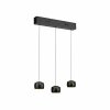 Leuchten Direkt LED-hanglamp BALLINI, zwarte bolkappen, 3000 Kelvin warmwit, verstelbaar