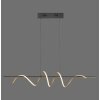 Leuchten Direkt LED-hanglamp Emanda, in messing, verstelbaar, 3000 Kelvin warmwit