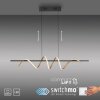 Leuchten Direkt LED-hanglamp Emanda, in messing, verstelbaar, 3000 Kelvin warmwit