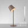 Leuchten Direkt LED tafellamp BOTERIA, kantelbare kap, memoryfunctie, 3000 Kelvin warmwit