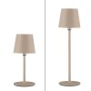 Leuchten Direkt LED tafellamp BOTERIA, kantelbare kap, memoryfunctie, 3000 Kelvin warmwit