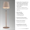 Leuchten Direkt LED tafellamp BOTERIA, kantelbare kap, memoryfunctie, 3000 Kelvin warmwit