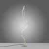 Paul Neuhaus zilveren LED vloerlamp Q-SWING, instelbare lichtkleur 2700-5000 Kelvin