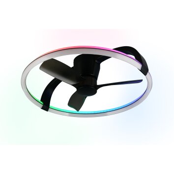 Reality ronde LED plafondventilator Stockholm, instelbare lichtkleur 2700-6500 Kelvin