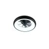 Reality dimbare LED-plafondventilator Muonio, instelbare lichtkleur 2700-6500 Kelvin