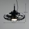 Reality LED plafondventilator Oslo, IP44, instelbare lichtkleur 2700-6500 Kelvin
