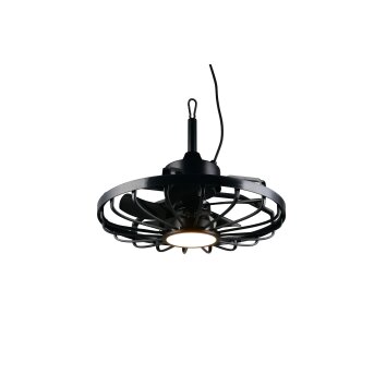 Reality LED plafondventilator Oslo, IP44, instelbare lichtkleur 2700-6500 Kelvin