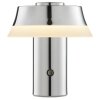 Brilliant warmwitte LED-tafellamp Kinich met conische kap en ronde knop, 2700 Kelvin