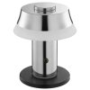 Brilliant warmwitte LED-tafellamp Kinich met conische kap en ronde knop, 2700 Kelvin