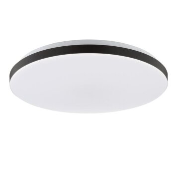 Brilliant platte LED plafondlamp Livio, bewegings- en schemersensor, 3000 Kelvin warmwit