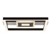 Brilliant Leuchten vierkante LED plafondlamp Baldo, Memoryfunctie, 3000 Kelvin warmwit