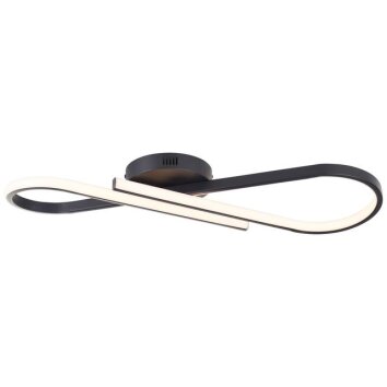 Brilliant Leuchten LED plafondlamp Hinton met golvende lusvorm, 3000 kelvin warmwit