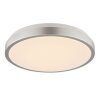 Brilliant platte, ronde LED-plafondlamp Livius, instelbare lichtkleur 2700-6500 Kelvin