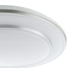 Brilliant LED-plafondlamp Luciano plat en rond met instelbare lichtkleur 2700-6500 Kelvin